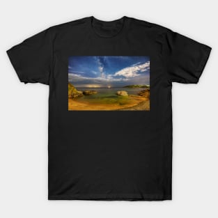 Rotherslade at Night on Gower, Wales T-Shirt